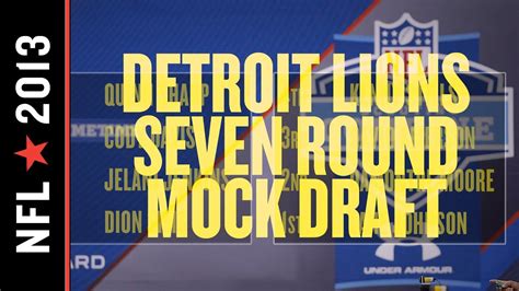2024 nfl mock draft detroit lions 7 rounds